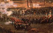 Thomas Pakenham The Revolutionary army in action France oil painting artist